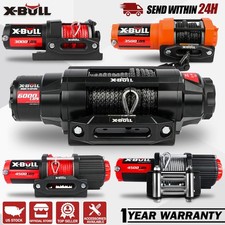 X-bull Atv Winch Kit 12v Electric Winch 3000lb 4500lb 6000lb Wireless Remote 4wd