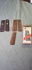 Vintage Wooden Pistol Grips Colt Black And Brown In Pachmayr Box Gun Hunting