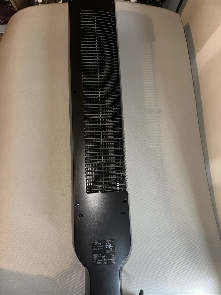 Ventilador Torre Oscilante Lasko (modelo 2511) 36" 3 Velocidades Negro Sin Control Remoto Foto 4 de 4