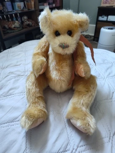 TY Classic Jeeves Teddy Bear Golden Brown Plush 2000 Vintage Toy No Hangtag
