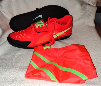 Nike Zoom Rival SD 4 Track Throwing Shoes Mens Size 11 Bright Crimson FZ9665 600