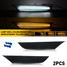 Fit For 2003-2006 Infiniti Sedan G35 Base 4DR Black Side Marker Lights Pair EXC