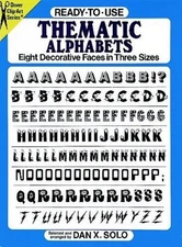 thematic alphabets solo x dan 9780486255866