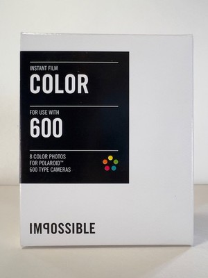 POLAROID IMPOSSIBLE INSTANT FILM COLOR 600 - VERY RARE - DISCONTINUED !!!