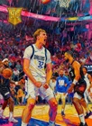 Cooper Flagg Rookie Oil Painting ACEO Print | Artist Signed Limited /30 S3#105