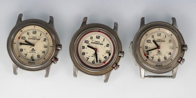 Timex Expedition Uhr Herren Silber Edelstahl Batterie Quarz Nicht Arbeit