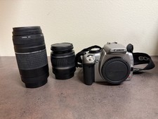 Canon EOS Digital Rebel XT 350D DSLR Bundle Box Manuals 18-55 + 75-300mm