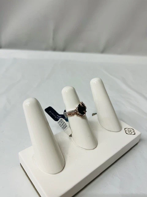 Enchanted Disney 14K RGOS w/ 1/10 CTTW Diamonds & Blk Onyx Maleficent Ring, Sz 7 - Image 2 of 4