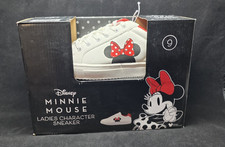 Disney Aldi Minnie Mouse 2024 Ladies Character Sneakers Shoes Size 9 NIB