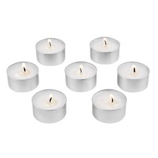 200 Pack Unscented Tea Lights Candles 6.5 Hours Long Burning Christmas