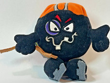 Vintage 1998 Silly Slammers G.G.I. Black Orange Plush Non-Working Retired 90s
