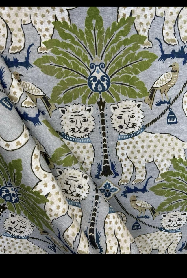 Funda de almohada decorativa en palmeras Happy Jaguar en tela interior/exterior (2) Foto 2 de 4