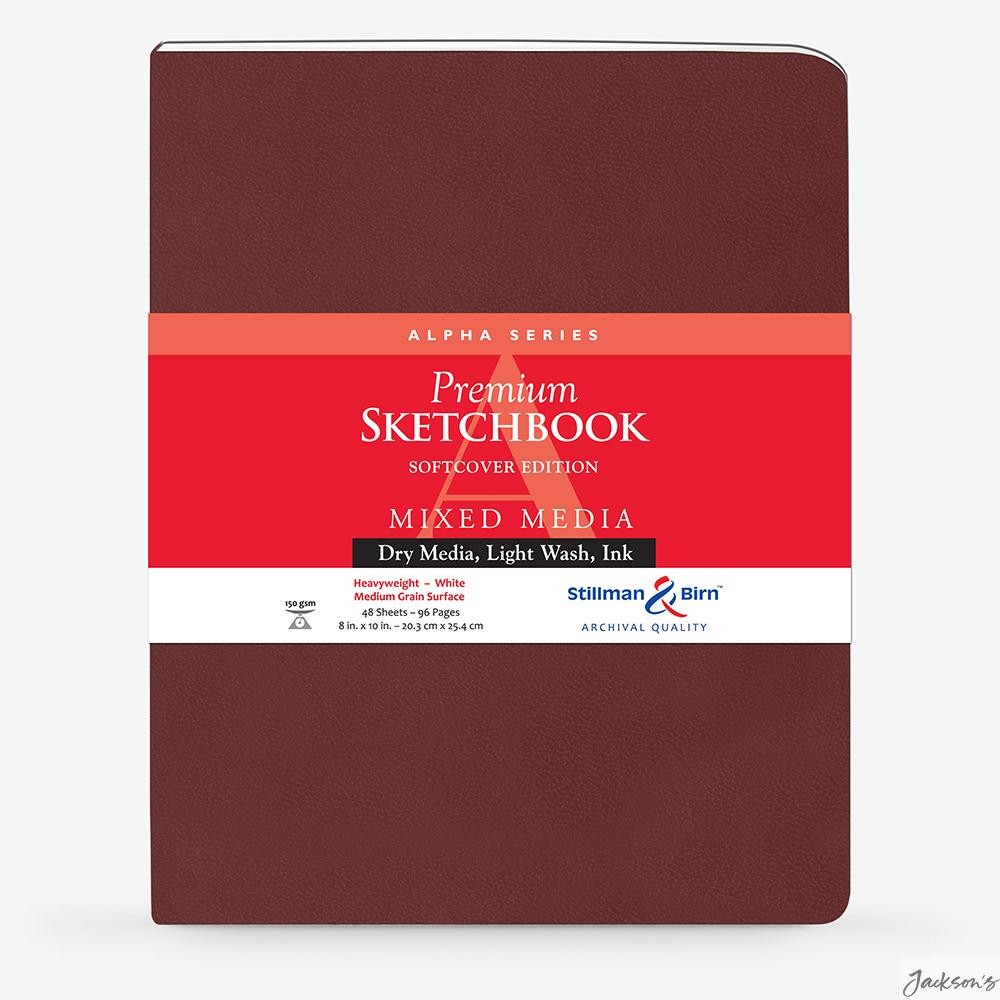 Stillman & Birn Alpha Sketchbook Soft Cover Paper 8x10in Portrait Drawing