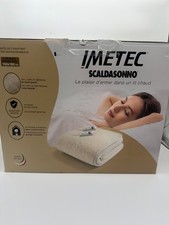Imetec Scaldasonno Matrimoniale 150x160 cm 50% Lana Merino | Garanzia 24 mesi