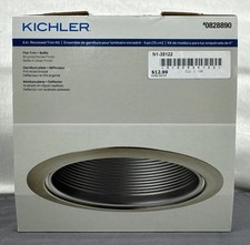 KICHLER 6  Recessed Light Brushed Nickel Trim...