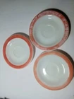 Vintage Pyrex Flamingo Saucers 3