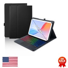 Universal Keyboard Case with Touchpad for 9.7-11 Inch Tablet Bluetooth PU