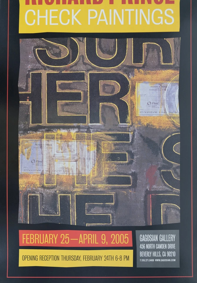 Richard Prince: Cuadros a cuadros - Póster original Foto 2 de 4