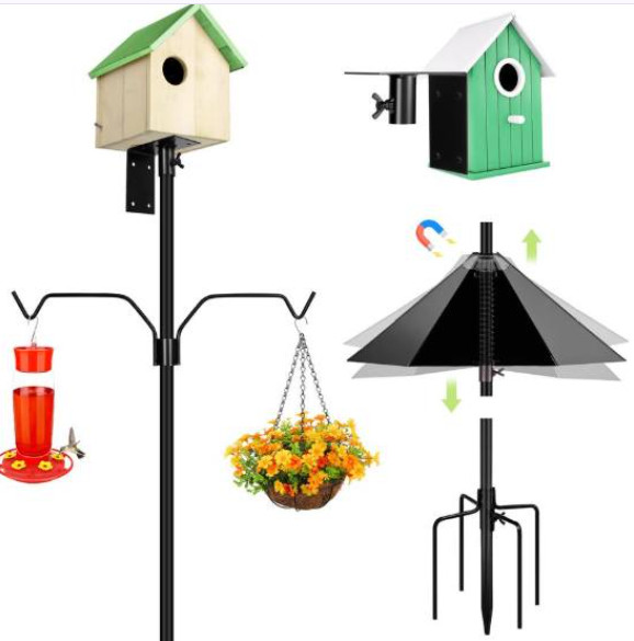 Pole &ndash; 79&rdquo; Heavy Duty Outdoor Pole With Squirrel Baffle
