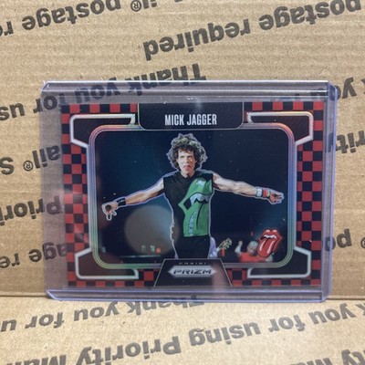 MICK JAGGER ROLLING STONES 2025 PRIZM RED BLACK CHECKERBOARD /179 #94
