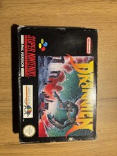 SNES Drakken Boxed Without Manual PAL Version