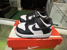 Nike Dunk Low Panda TD Unisex Shoe Size 3C Black White CW1589-100