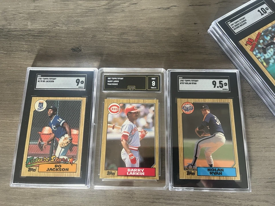 1987 Topps Tiffany Complete Set with SGC Graded Stars. (3) Gem Mint 10’s 💎 - Image 4 of 4