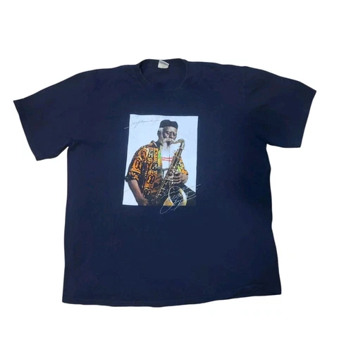 Tee shirt Supreme Pharoah Sanders taille XLarge bleu marine FW20 Supreme