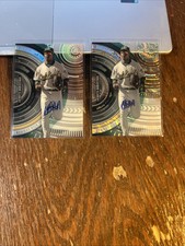 2 ct Lazaro Armenteros Lazarito 2017 Bowman High Tek Auto Lot #BHT-LA A's