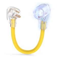 30 Amp to 50 Amp RV Power Adapter, 50Amp to 30Amp RV Plug, NEMA TT-30P 30M/50F