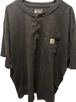 Carhartt Loose Fit Short Sleeve Pocket Henley T-Shirt
