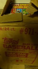 1987 TOPPS RACK PACK BOX OF 24 RACKS OF 48 CARDS PLUS 86 ALL STAR GLOSSY CARD