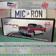 1/25 1954 Buick Century Coupe Resin Model Kit with Engine, Tires & Clears