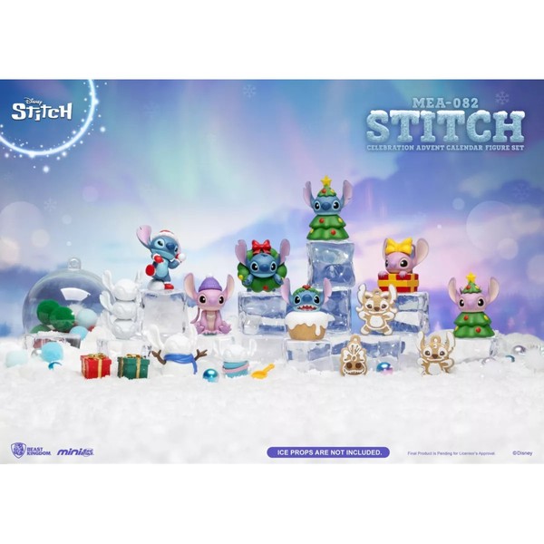Beast Kingdom - Mini Egg Attack - Lilo &Amp; Stitch - Stitch Celebration Advent-image