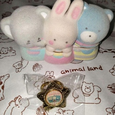 CHEERY CHUMS   Cheery Chum Accessory Box & Star Ring Showa Retro