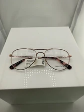 Nautica Eyeglass Frames NLO5014 780 Gold Womens Full Rim 54-17-140 NWT