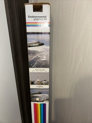 Environmental Graphics Inc Wall Mural Shuttle in Orbit 8 3  x 13' 3  NIB