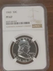 1960 Franklin Half Dollar Proof PF 67 NGC