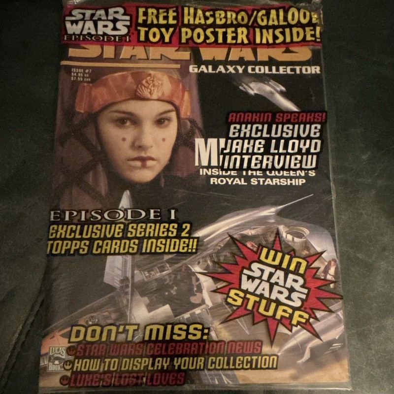 Star Wars Galaxy Collector May 1999 Issue #7 Poster & Cards Included Topps