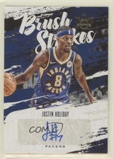 2019-20 Panini Court Kings Brush Strokes 102/179 Justin Holiday #BR-JHL Auto 0g4