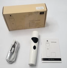 Electric Pet Nail Grinder USB Rechargeable Model N8 White Dogs Cats Grooming New
