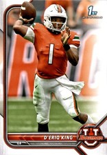 2022 Bowman University NIL Football Trading Cards Base or Inserts Pick From List