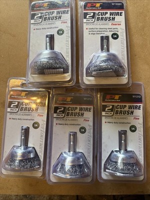 Lot Of 5 WILMAR WLMW1212 Performance Tool W1212 Fine Wire Brush Free Shipping