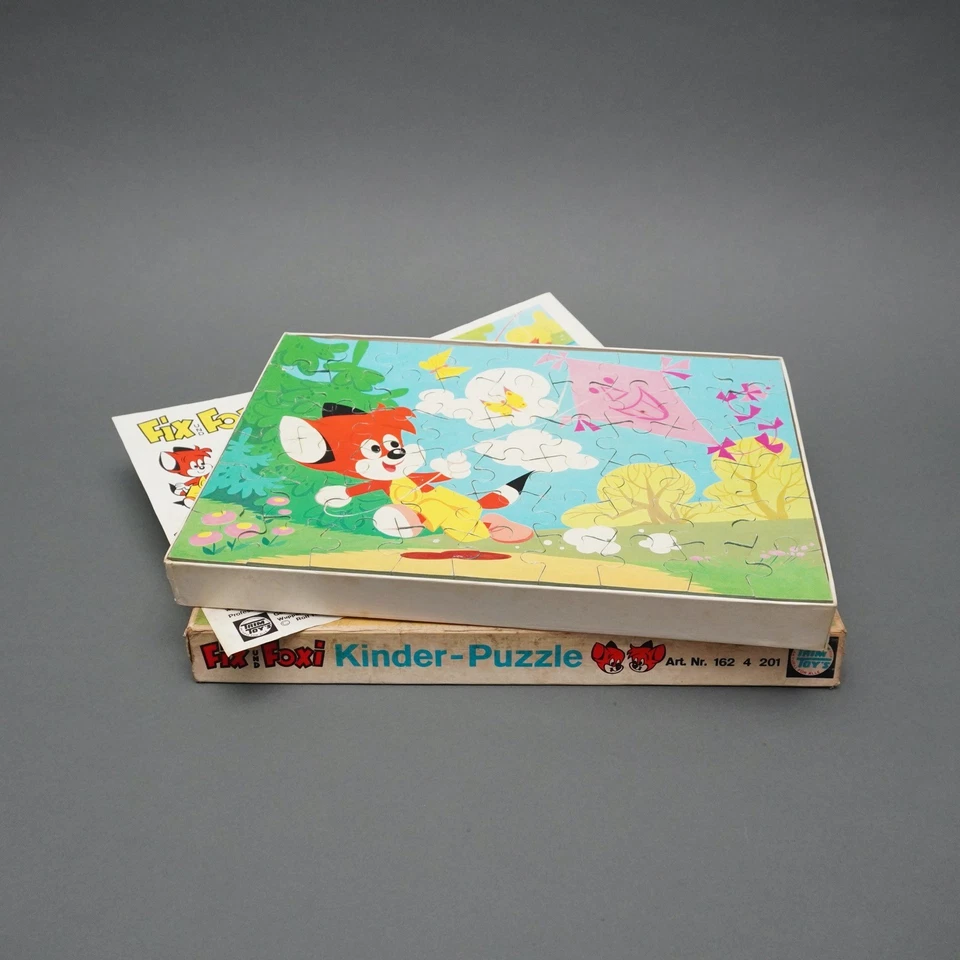 6 x Kauka Fix and Foxi Children Puzzle Trim Toys No 1-6 complete 1.FENN - Image 3 of 4