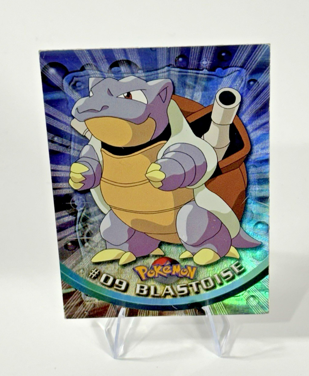 Pokemon Blastoise #09 Topps Chrome Base Holo NM