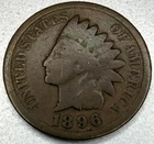 1896 Indian Head Cent Good Condition Penny 1c Cent - SV251