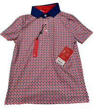 Redvanly Boys Cowley Polo Color Mazarine Blue Size Medium New With Tag