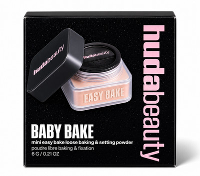 Huda Beauty Baby Bake Loose Baking & Setting Powder Cherry Blossom Cake 6g Mini
