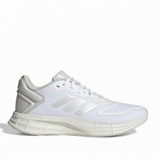 Adidas Duramo SL 2.0 Running Shoes Womens 8 Cloud White Metallic Sneaker NEW
