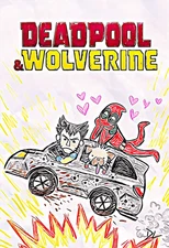 Deadpool & Wolverine "Marvel Comics" Pop Art Print - 13 x 19 Poster